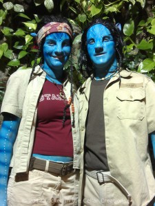 Avatar SFX Makeups Grace and Jake, at the opening of the Avatar Exhibit, Kitchener