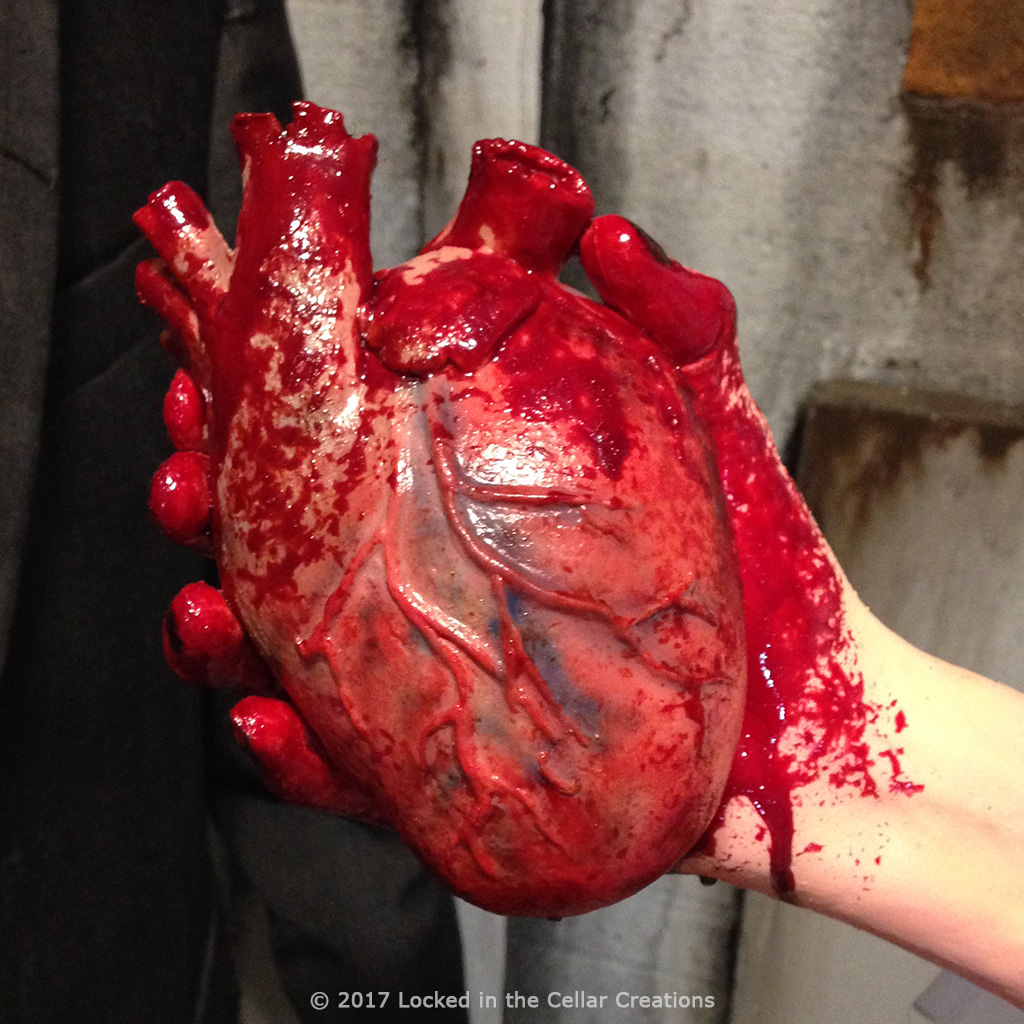 real heart in hand