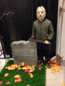 Custom Jason Voorhees tombstone was added to the Cemetery for 2018 Frightmare in the Falls